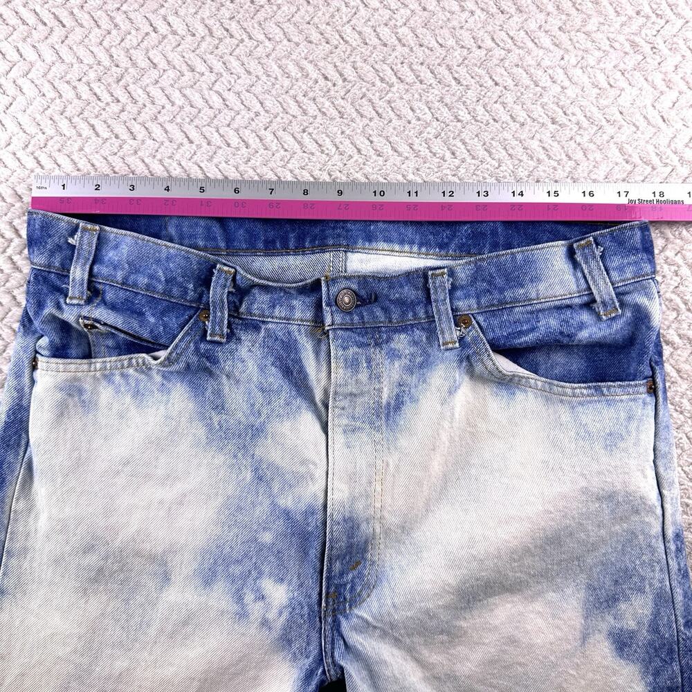 Vintage Levis 505 Orange Tab 20505-0217 Acid wash Jeans Made in USA ‘85‎ - Picture 9 of 16